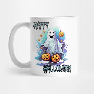 Spooky Ghost Happy Halloween Mug